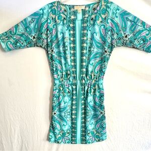 Vintage Michael Kors Paisley Minidress- worn once.